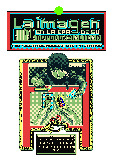 iref — gif de portada, mapa mental en pixel art